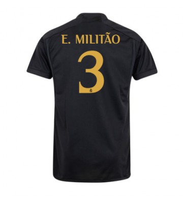 Real Madrid Eder Militao #3 Replika Tredjetrøje 2023-24 Kortærmet